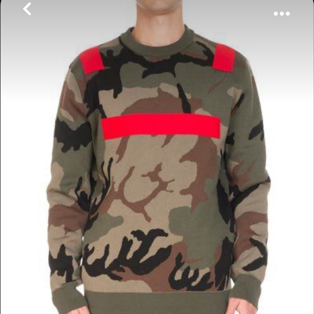 Mens / Medium / Camo With Red Stripe / Givenchy